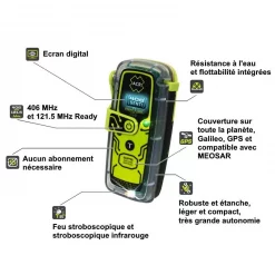 Sortie 😀 Furuno ACR Balise Et Feu De Détresse Balise De Détresse ACR Resqlink View PLB 👍 -VOYAGE LES INDISPENSABLES Soldes Boutique balise de detresse acr resqlink view plb 2