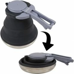 Bon marché 🛒 Popote Et Gamelle Bouilloire Pliante Regatta Silicon Foldable Kettle 🥰