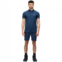 Meilleure vente 🎉 Textile Chemise Manches Courtes Regatta Kioga II Bleue 🧨 -VOYAGE LES INDISPENSABLES Soldes Boutique chemise manches courtes regatta kioga ii bleue 2