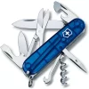 Nouveau 🎁 Couteau Suisse Victorinox Climber Bleu Translucide ✔️ -VOYAGE LES INDISPENSABLES Soldes Boutique couteau suisse victorinox climber bleu translucide