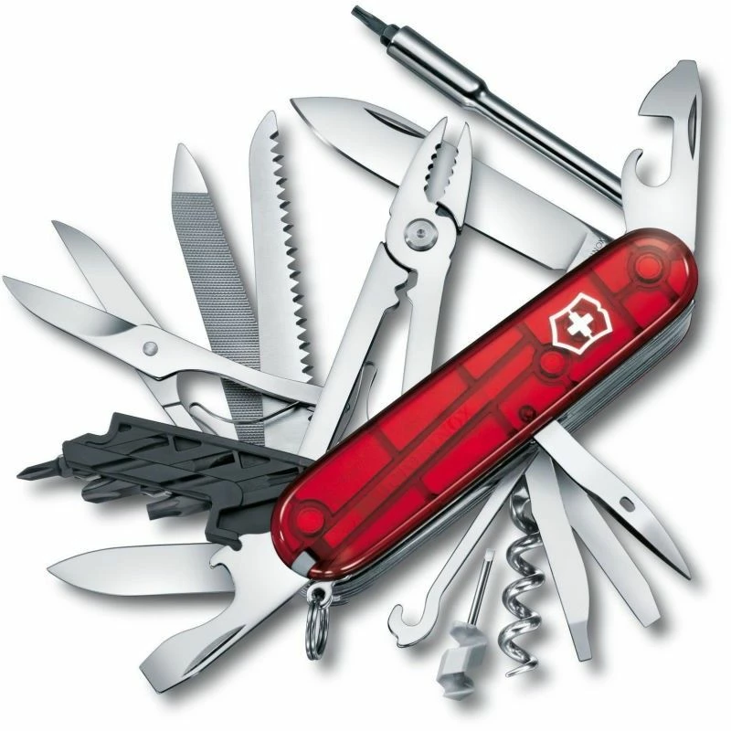 Budget 🧨 Couteau Suisse Victorinox Cybertool L Rouge Translucide 🔥 3 Budget 🧨 Couteau Suisse Victorinox Cybertool L Rouge Translucide 🔥