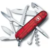 Meilleur prix 🔔 Couteau Suisse Victorinox Huntsman Rouge Translucide ✔️ -VOYAGE LES INDISPENSABLES Soldes Boutique couteau suisse victorinox huntsman rouge translucide