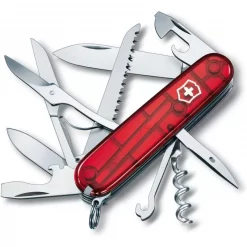 Meilleur prix 🔔 Couteau Suisse Victorinox Huntsman Rouge Translucide ✔️