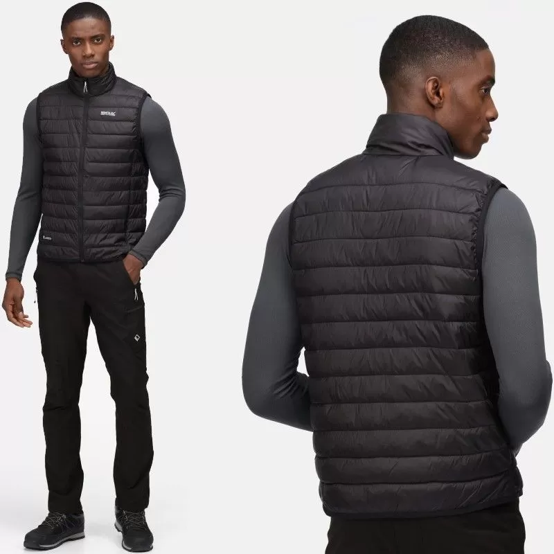 Nouveau ⭐ Textile Gilet Doudoune Sans Manches Regatta Hillpack B/W Noire ✔️ 4 Nouveau ⭐ Textile Gilet Doudoune Sans Manches Regatta Hillpack B/W Noire ✔️ – Image 2