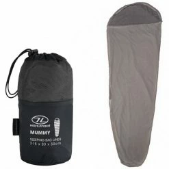 Budget ✨ Sac à Viande Drap De Couchage Highlander Mummy Sleeping Bag Liner Momie 🤩