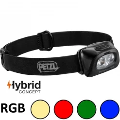Meilleure vente 🤩 Lampe Frontale Petzl Tactikka + RGB Hybrid Noire ❤️