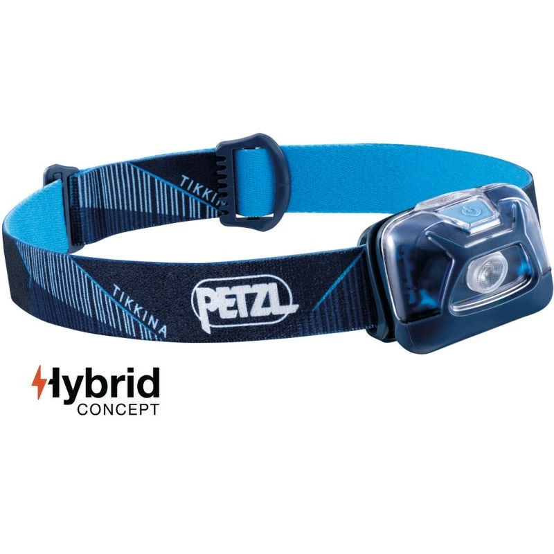 Promo 🔥 Lampe Frontale Petzl Tikkina Hybrid Bleue ✔️ 3 Promo 🔥 Lampe Frontale Petzl Tikkina Hybrid Bleue ✔️