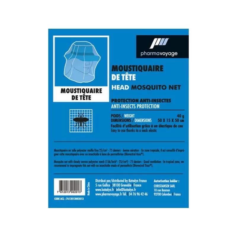 Acheter đ Moustiquaire De TĂȘte Pharmavoyage â 5 Acheter đ Moustiquaire De TĂȘte Pharmavoyage â â Image 3