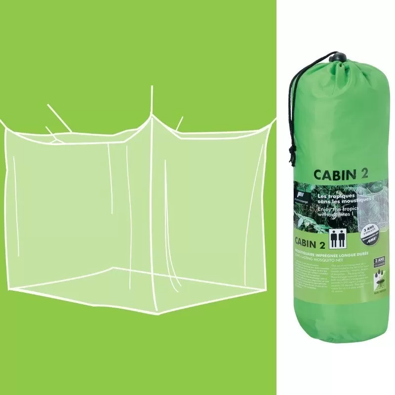 Nouveau 🧨 Moustiquaire Imprégnée Pharmavoyage Cabin 2 🌟 3 Nouveau 🧨 Moustiquaire Imprégnée Pharmavoyage Cabin 2 🌟