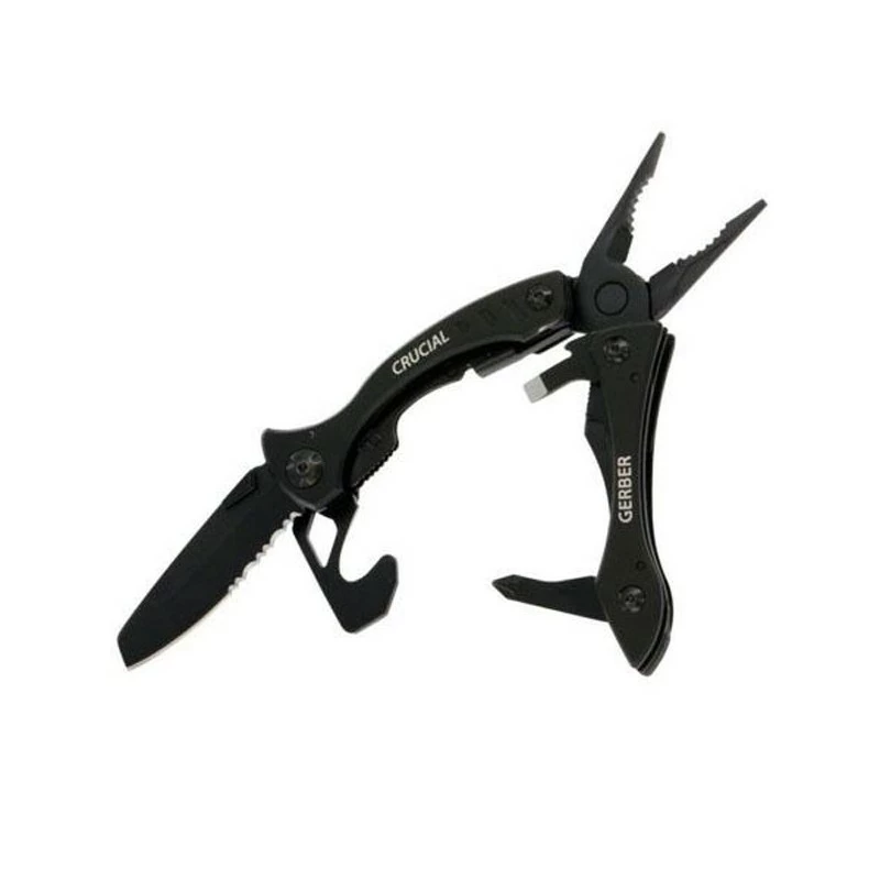 Meilleure vente ✨ Outil Multifonction Gerber Crucial Black 🎁 3 Meilleure vente ✨ Outil Multifonction Gerber Crucial Black 🎁