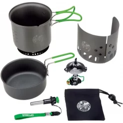 De gros 😉 Popote Et Gamelle Pack Optimus Elektra FE - Popote, Réchaud, Pare-vent Et Piézo 🧨