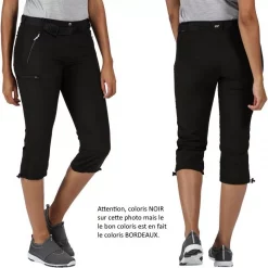 Coupon 🎉 Textile Pantacourt Regatta 👩 Women Xert Stretch Capri Light Bordeaux 😀 -VOYAGE LES INDISPENSABLES Soldes Boutique pantacourt regatta women xert stretch capri light bordeaux 2