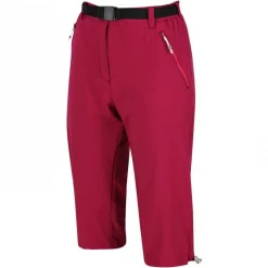 Coupon 🎉 Textile Pantacourt Regatta 👩 Women Xert Stretch Capri Light Bordeaux 😀