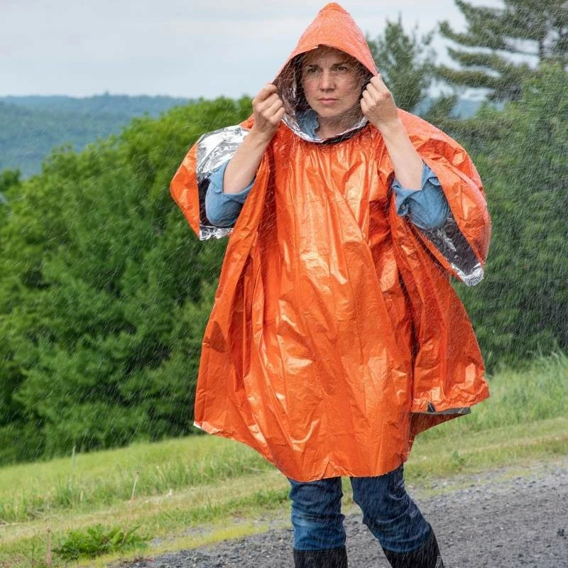 De gros ⭐ Textile Poncho De Survie SOL Heat Reflective Poncho 🎉 5 De gros ⭐ Textile Poncho De Survie SOL Heat Reflective Poncho 🎉 – Image 3