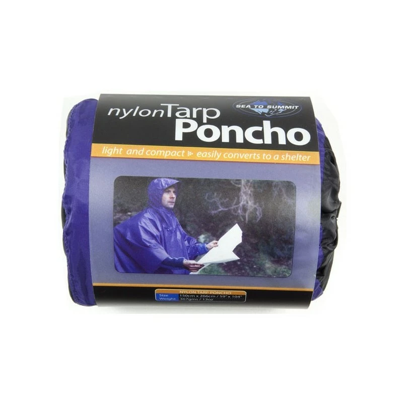 Acheter 🎁 Textile Poncho Tarp Sea To Summit Nylon Bleu 🔥 4 Acheter 🎁 Textile Poncho Tarp Sea To Summit Nylon Bleu 🔥 – Image 2