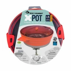 Meilleure vente 💯 Popote Et Gamelle Popote Pliable Sea To Summit XPOT 4L Rouge 👍 -VOYAGE LES INDISPENSABLES Soldes Boutique popote pliable xpot 4l sea to summit rouge 2