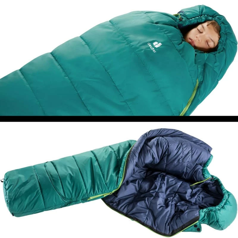 Grosses soldes 😉 Sac De Couchage Enfant Deuter Starlight Pro Vert 🔔 4 Grosses soldes 😉 Sac De Couchage Enfant Deuter Starlight Pro Vert 🔔 – Image 2