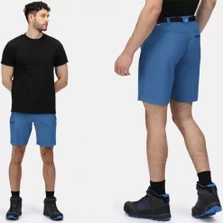 Budget 🔥 Textile Short Regatta Xert Strech Shorts III Bleu 🛒 -VOYAGE LES INDISPENSABLES Soldes Boutique short regatta xert strech shorts iii bleu 1