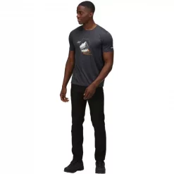 De gros ❤️ Textile T-shirt Regatta Fingal VI Noir 🧨 -VOYAGE LES INDISPENSABLES Soldes Boutique t shirt regatta fingal vi noir 4