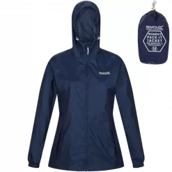 Tout neuf ✔️ Textile Veste Regatta 👩 Women Pack-It Jacket III Bleu Marine 🔥