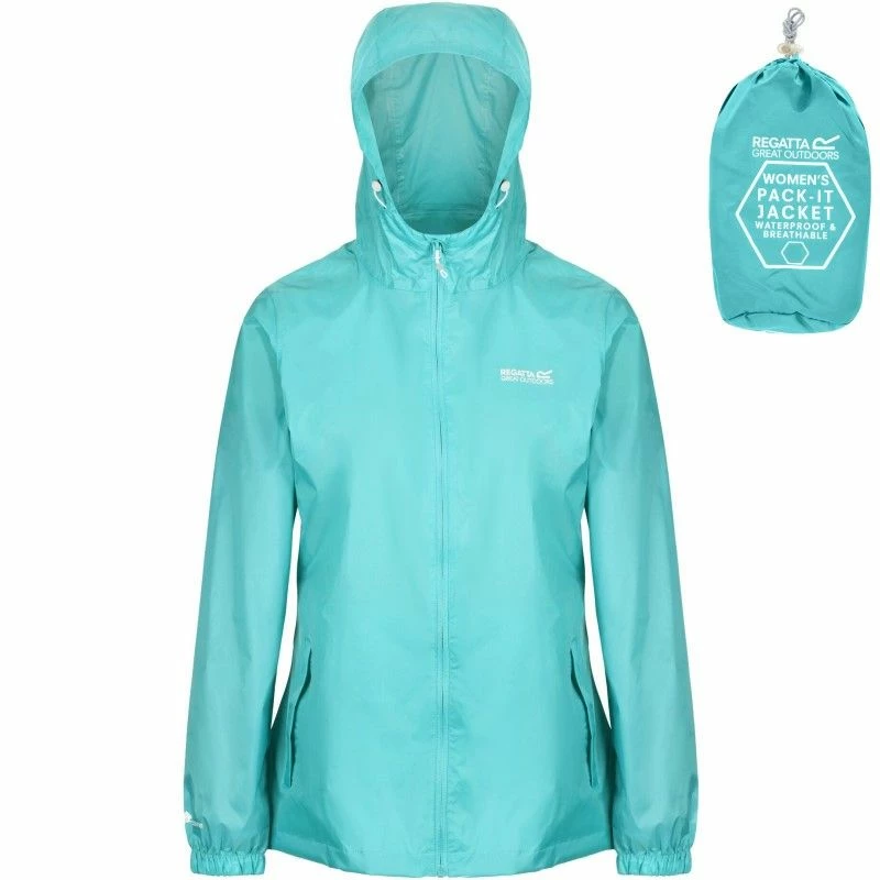 Remise ✨ Textile Veste Regatta 👩 Women Pack-It Jacket III Turquoise 🎁 3 Remise ✨ Textile Veste Regatta 👩 Women Pack-It Jacket III Turquoise 🎁